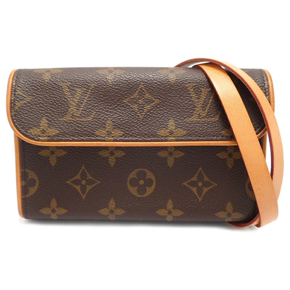 LOUIS VUITTON Monogram Pochette Florentine Waist Clutch Bag Hip Strap XS